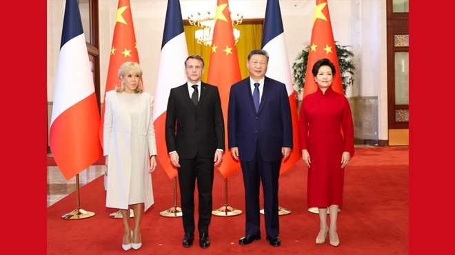 习近平同法国总统马克龙举行会谈