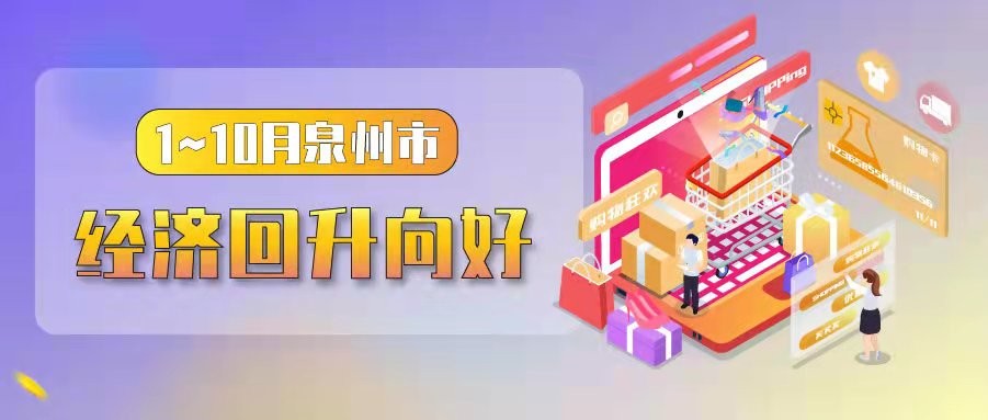 图解：1~10月泉州经济回升向好