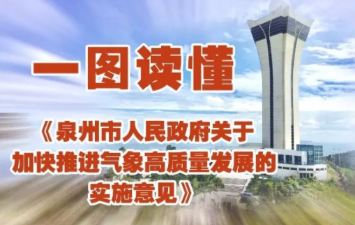 图解：泉州市人民政府关于加快推进气象高质量发展的实施意见