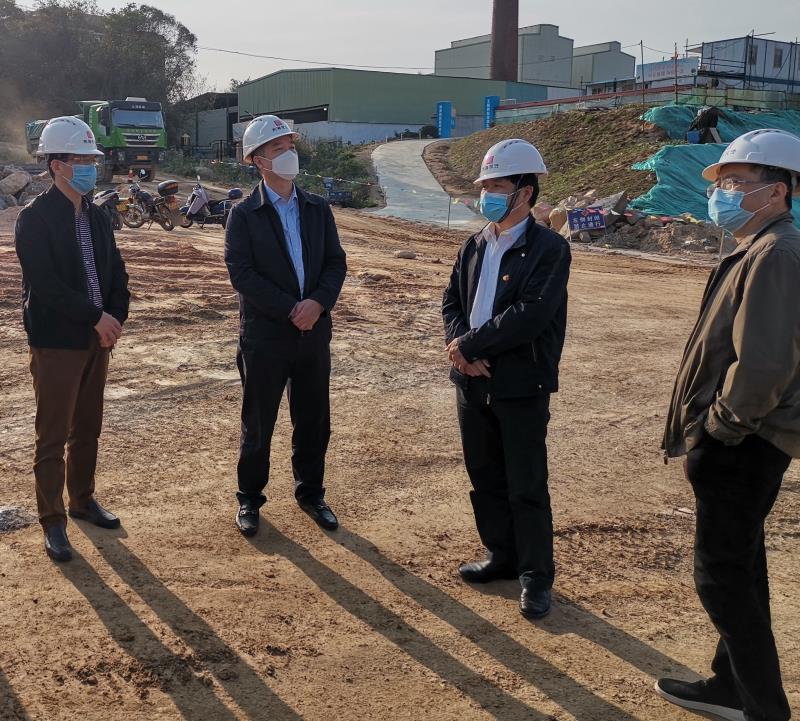 市国资委领导带队赴东海片区调研重点项目疫情防控及复工建设情况
