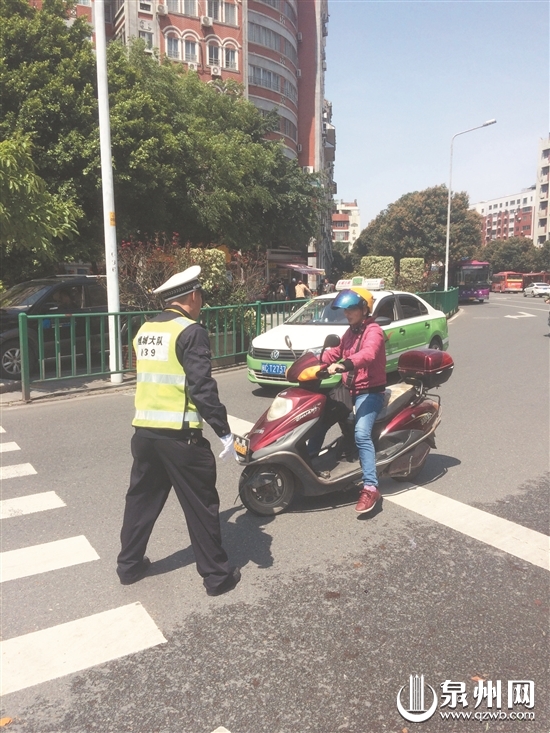 泉州中心市区严查超标电动车交通违法行为