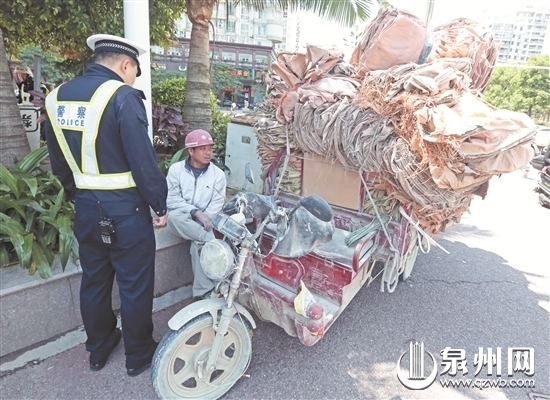泉州中心市区严查超标电动车交通违法行为