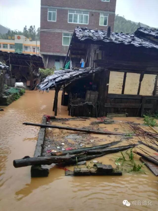 德化葛坑多处被淹