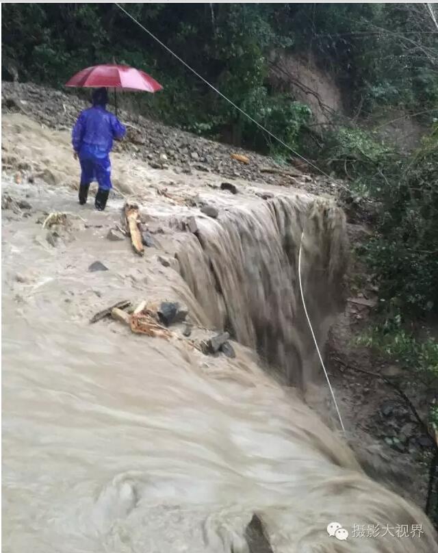 德化南埕塔兜道受灾严重