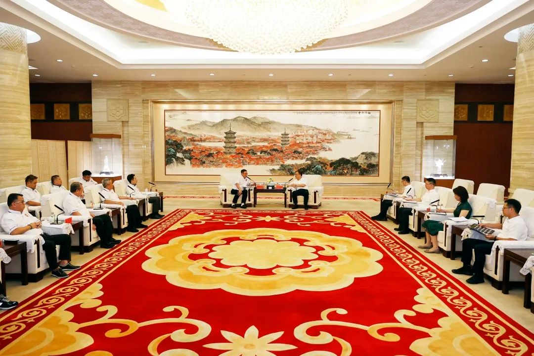 蔡战胜会见马来西亚福建总商会参访团