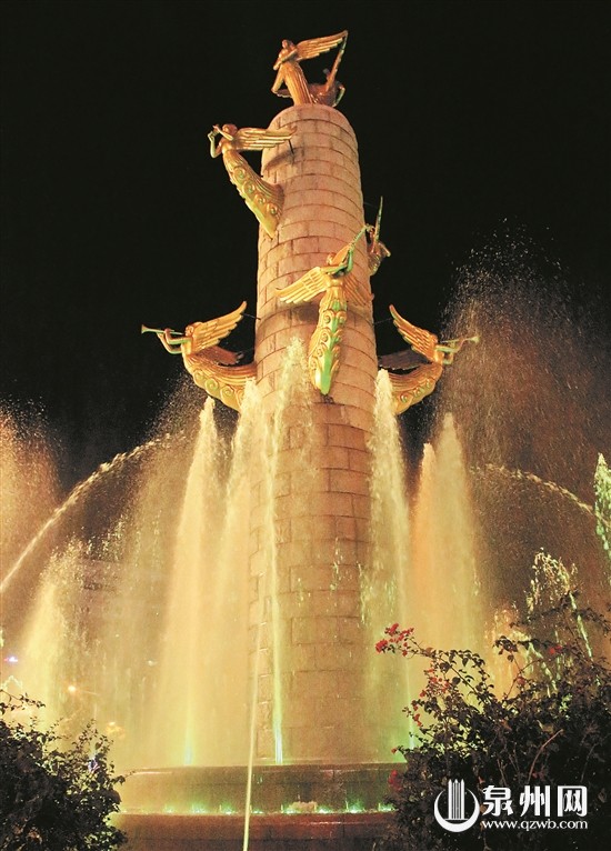 飞天迎宾"城雕-图片新闻-泉州动态-政府信息公开-政务公开-泉州市人民