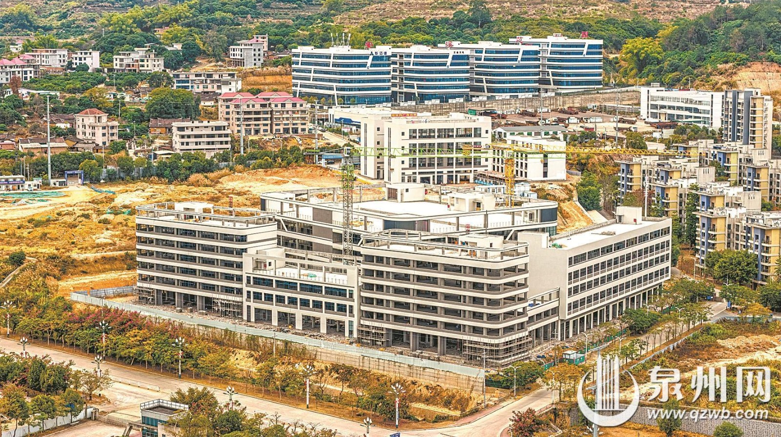 省级重点项目信安光谷科技产业园建设提速 预计6月厂房将全面完工